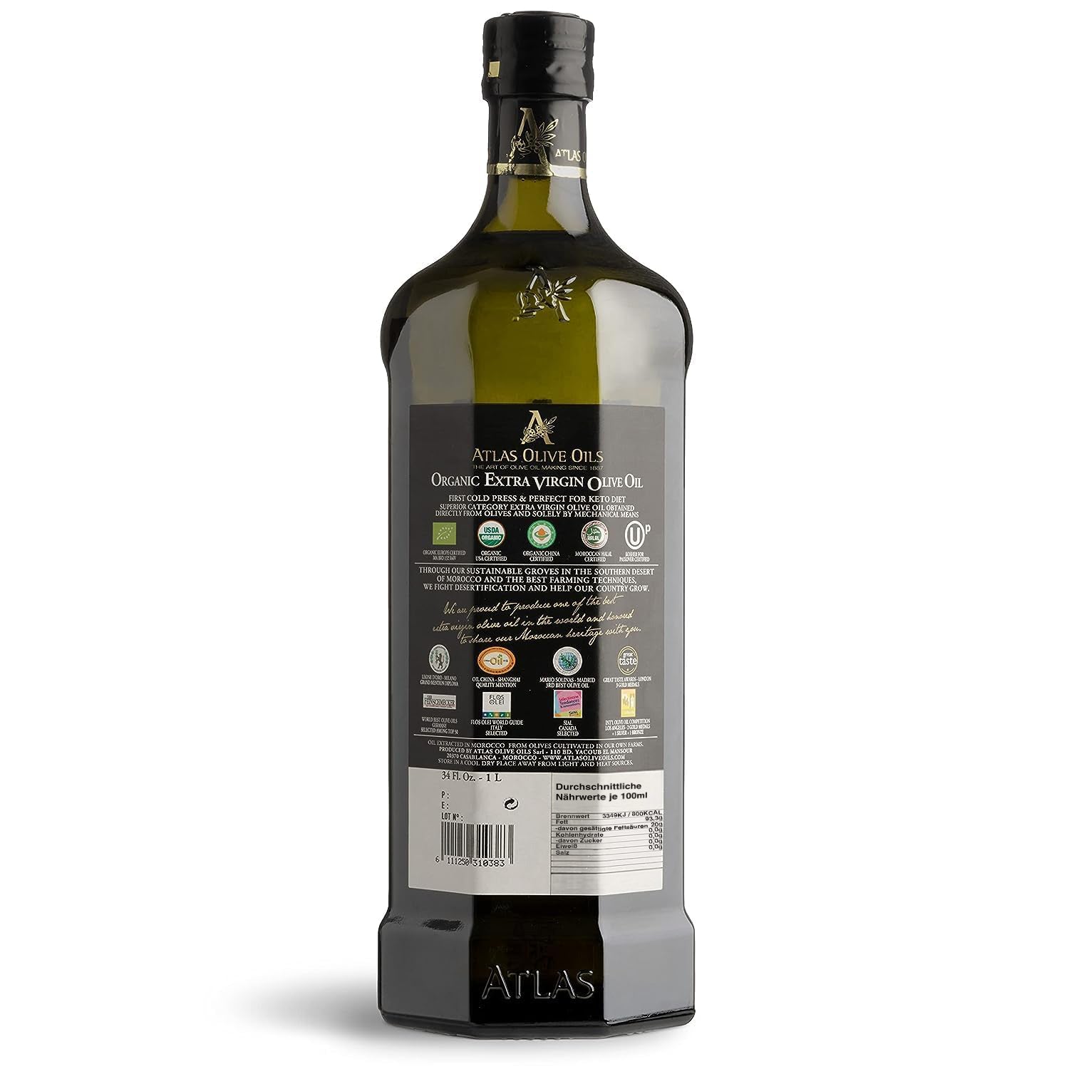 Atlas natives Bio-Olivenöl extra